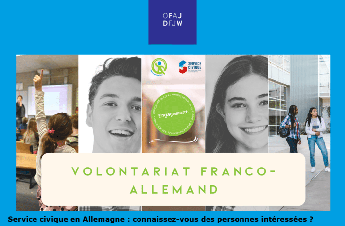 Candidatez pour un volontariat franco-allemand 1 TLS Actu volontariat franco allemand