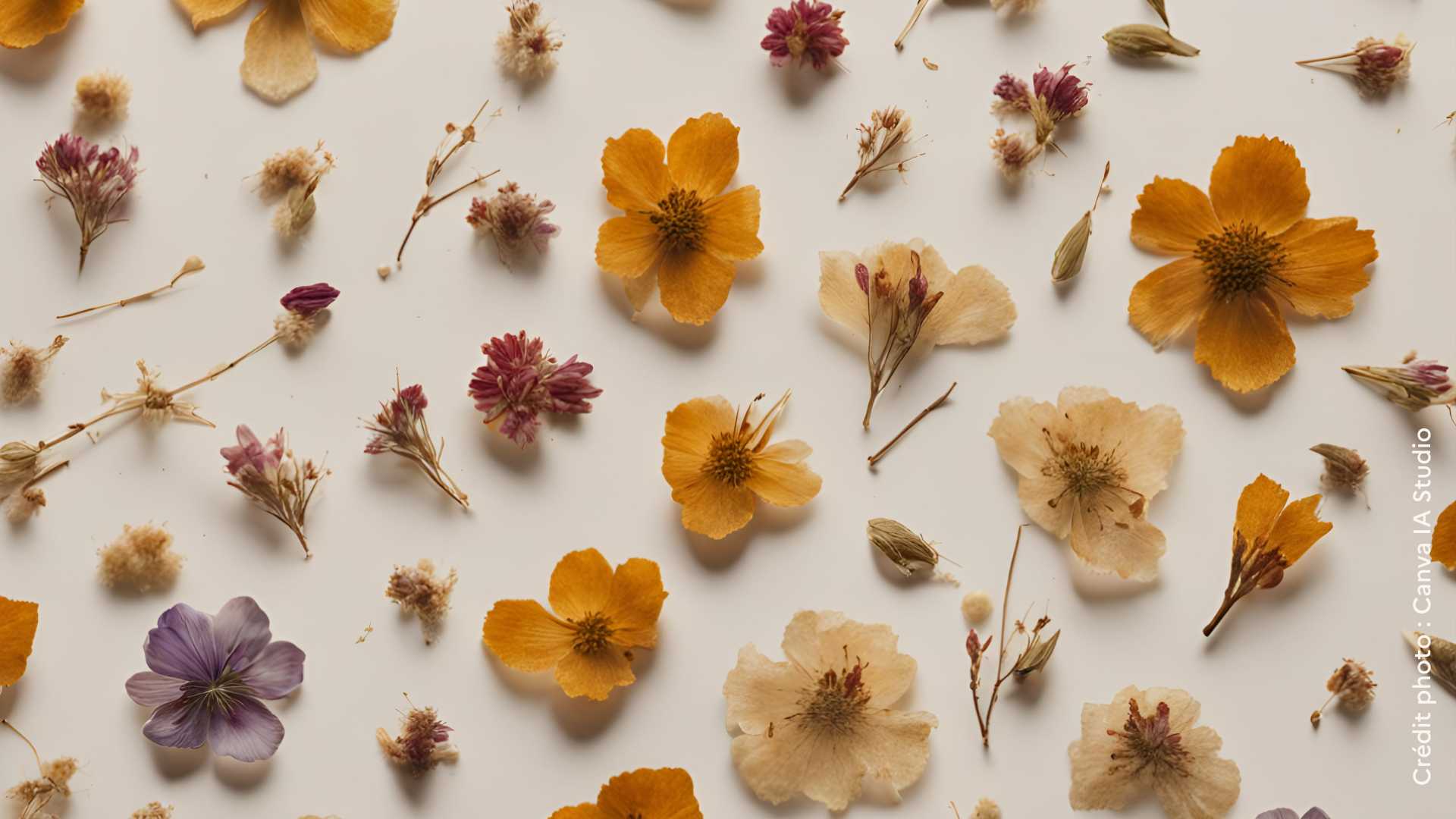 fleurs séchées