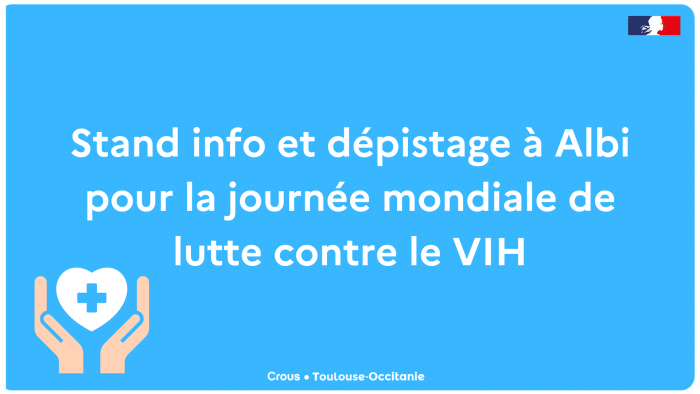 Stand d'informations et de dépistage du VIH à Albi 1 Actu depitage VIH