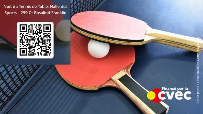 Nuit du sport : découverte du tennis de table 1 Event site 2