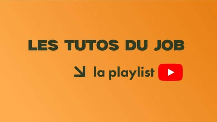 Actu les tutos du job