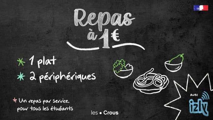 ecran paysage repas 1 euro